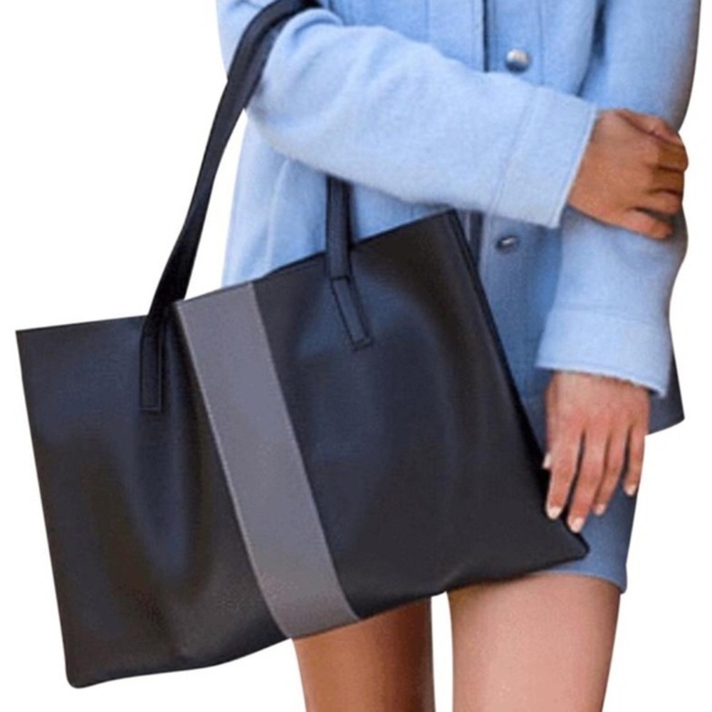 Vince Camuto Vegan Pebble Leather Tote